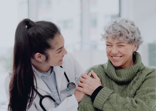 Mujer en consulta de menopausia